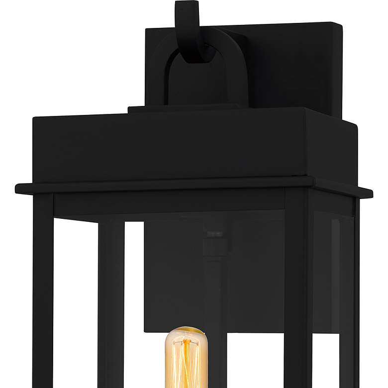 Image 5 Carmen 1-Light Matte Black Outdoor Wall Lantern more views