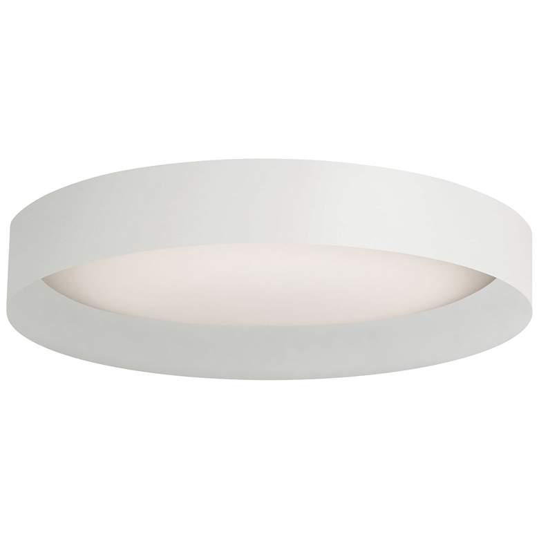 Image 1 Carmen 15" Wide Matte White LED Flush Mount