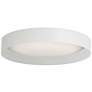 1_Carmen 15" Wide Matte White LED Flush Mount
