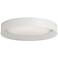 Carmen 15" Wide Matte White LED Flush Mount