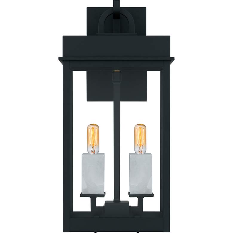 Image 3 Carmen 2-Light Matte Black Outdoor Wall Lantern more views