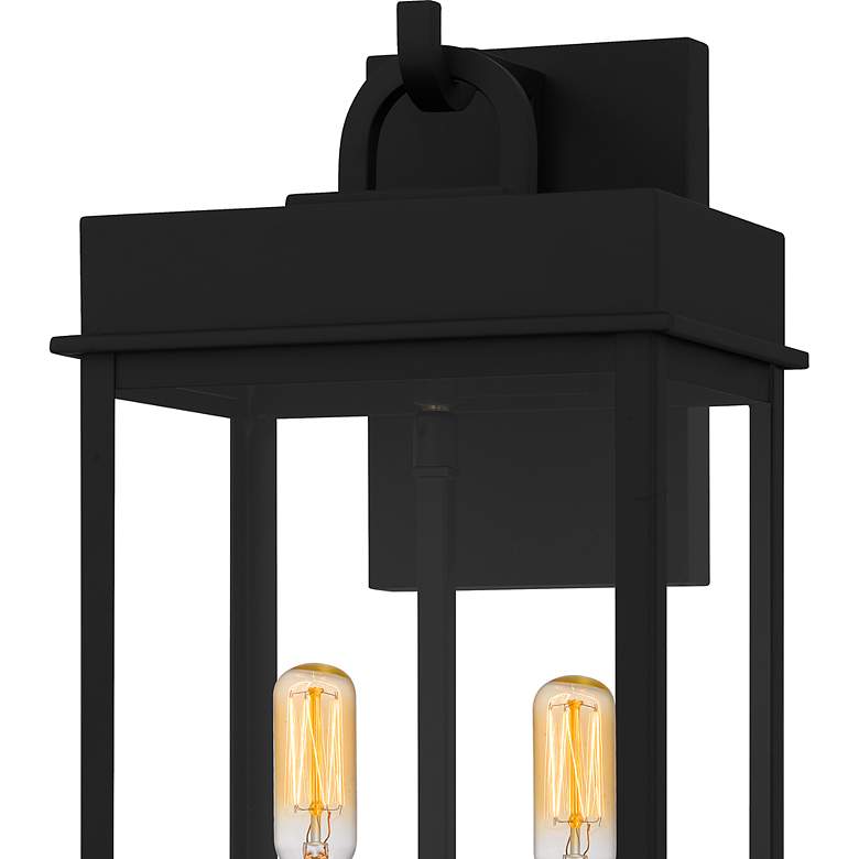 Image 5 Carmen 2-Light Matte Black Outdoor Wall Lantern more views