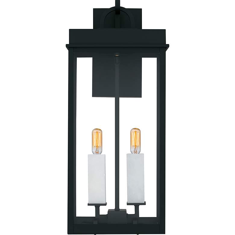 Image 3 Carmen 2-Light Matte Black Outdoor Wall Lantern more views