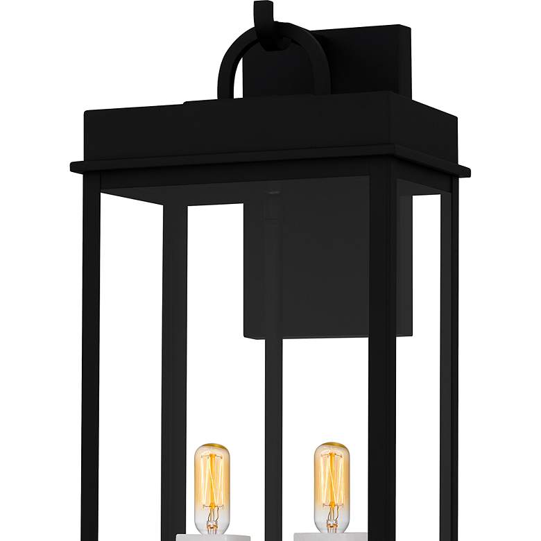 Image 5 Carmen 2-Light Matte Black Outdoor Wall Lantern more views