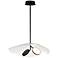 Carmen 24" LED Pendant Black