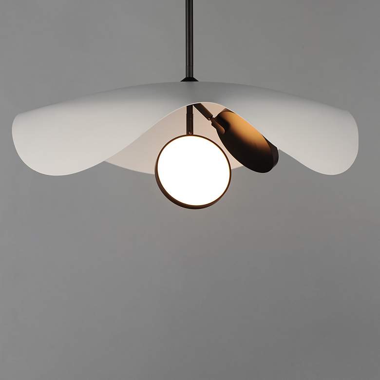Image 2 Carmen 24" LED Pendant Black more views
