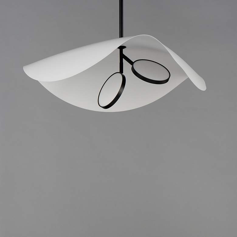 Image 3 Carmen 24" LED Pendant Black more views