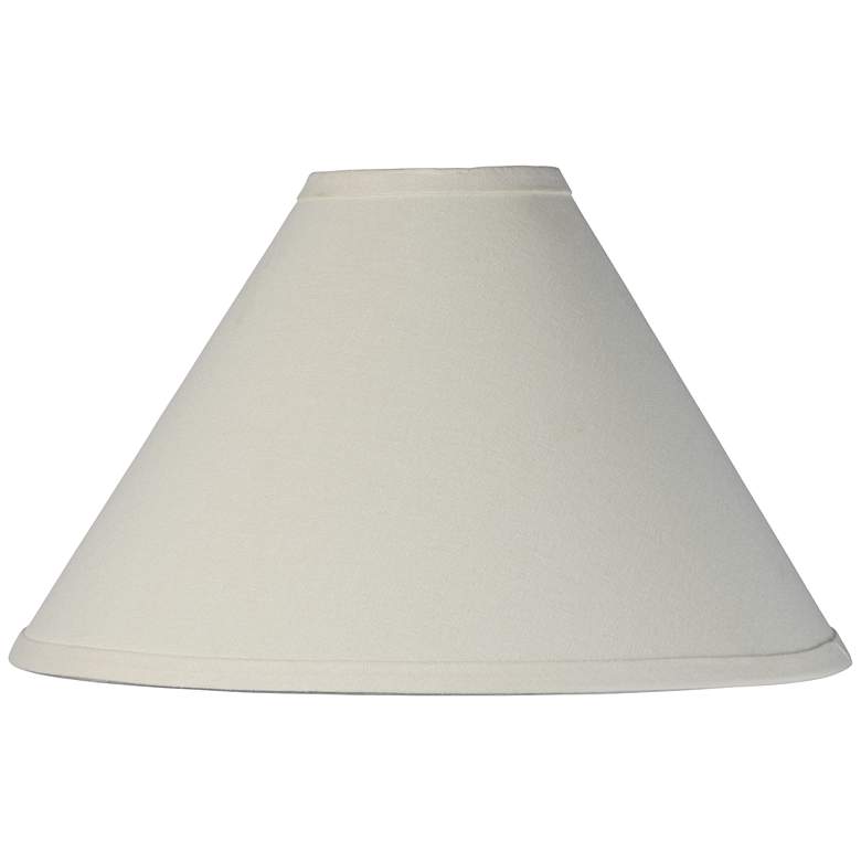 Image 1 Carmilla Ivory Linen Empire Lamp Shade 4x14x8x9.5 (Spider)