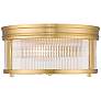 2_Carnaby 13" Wide Modern Gold Ceiling Light