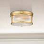 1_Carnaby 13" Wide Modern Gold Ceiling Light