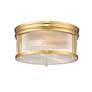 5_Carnaby 13" Wide Modern Gold Ceiling Light more views