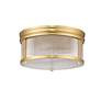 Carnaby 13" Wide Modern Gold Ceiling Light