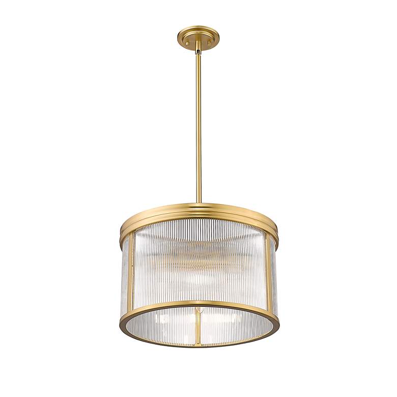 Image 5 Carnaby 18 1/4" Wide Modern Gold Drum Pendant Light more views