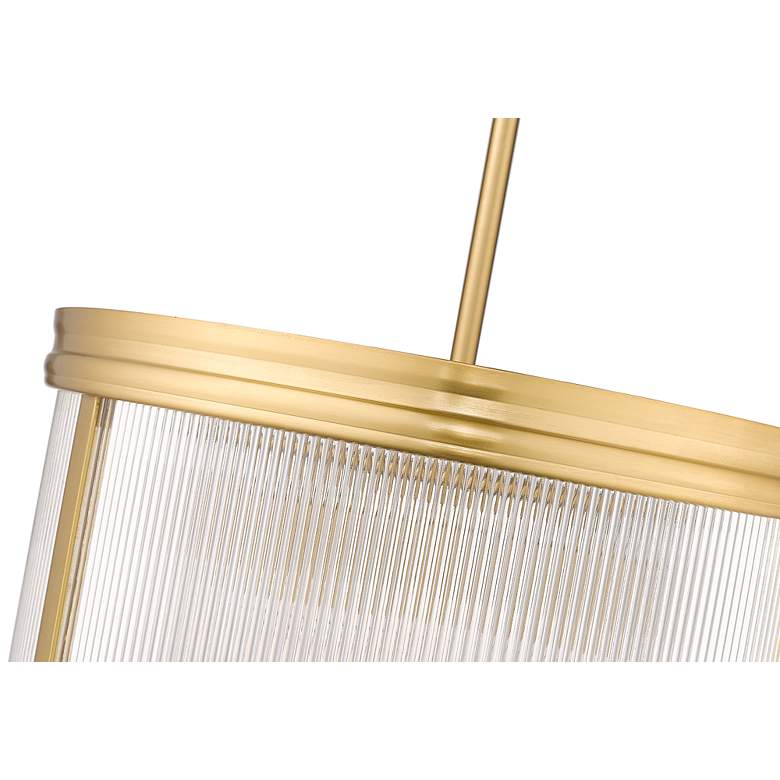 Image 6 Carnaby 18 1/4" Wide Modern Gold Drum Pendant Light more views