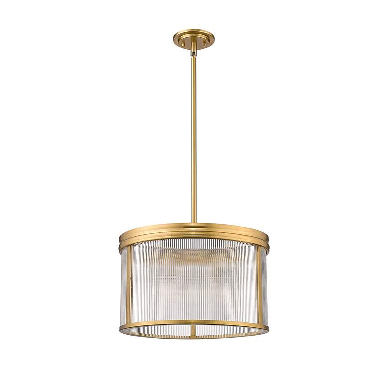 Image 7 Carnaby 18 1/4" Wide Modern Gold Drum Pendant Light more views