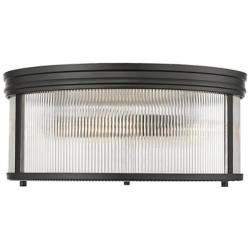 Carnaby 18" Wide Matte Black Ceiling Light