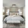 4_Carnaby 18" Wide Matte Black Ceiling Light more views
