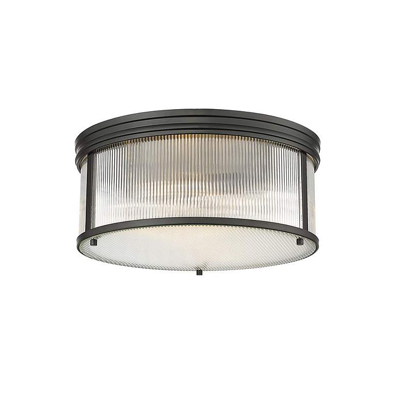 Image 5 Carnaby 18" Wide Matte Black Ceiling Light more views