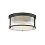 5_Carnaby 18" Wide Matte Black Ceiling Light more views