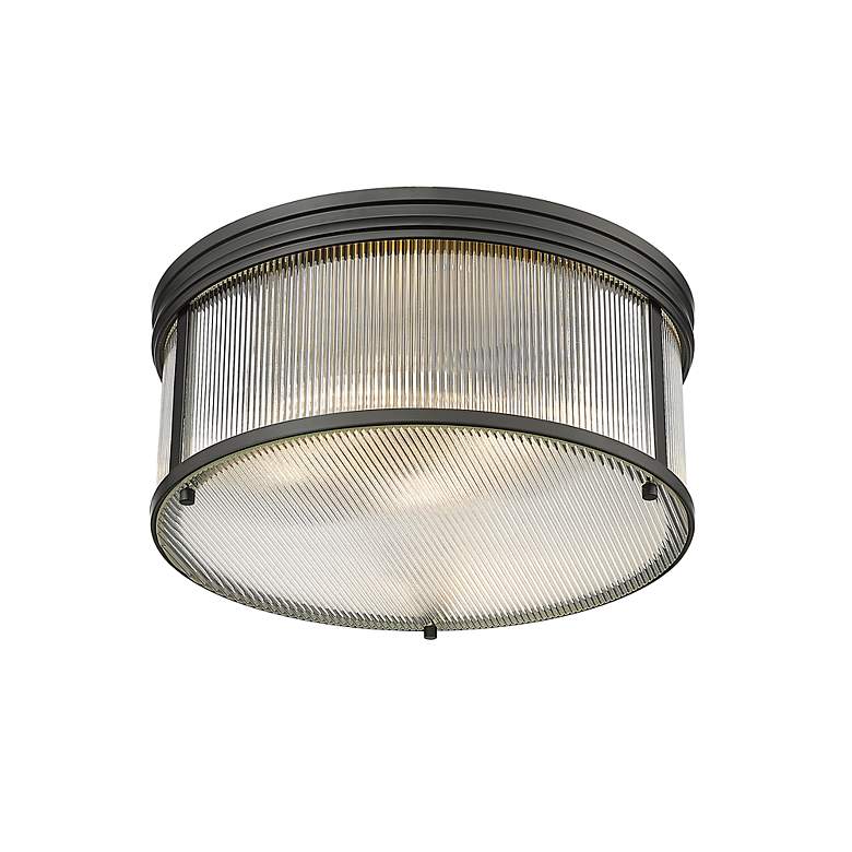 Image 6 Carnaby 18" Wide Matte Black Ceiling Light more views