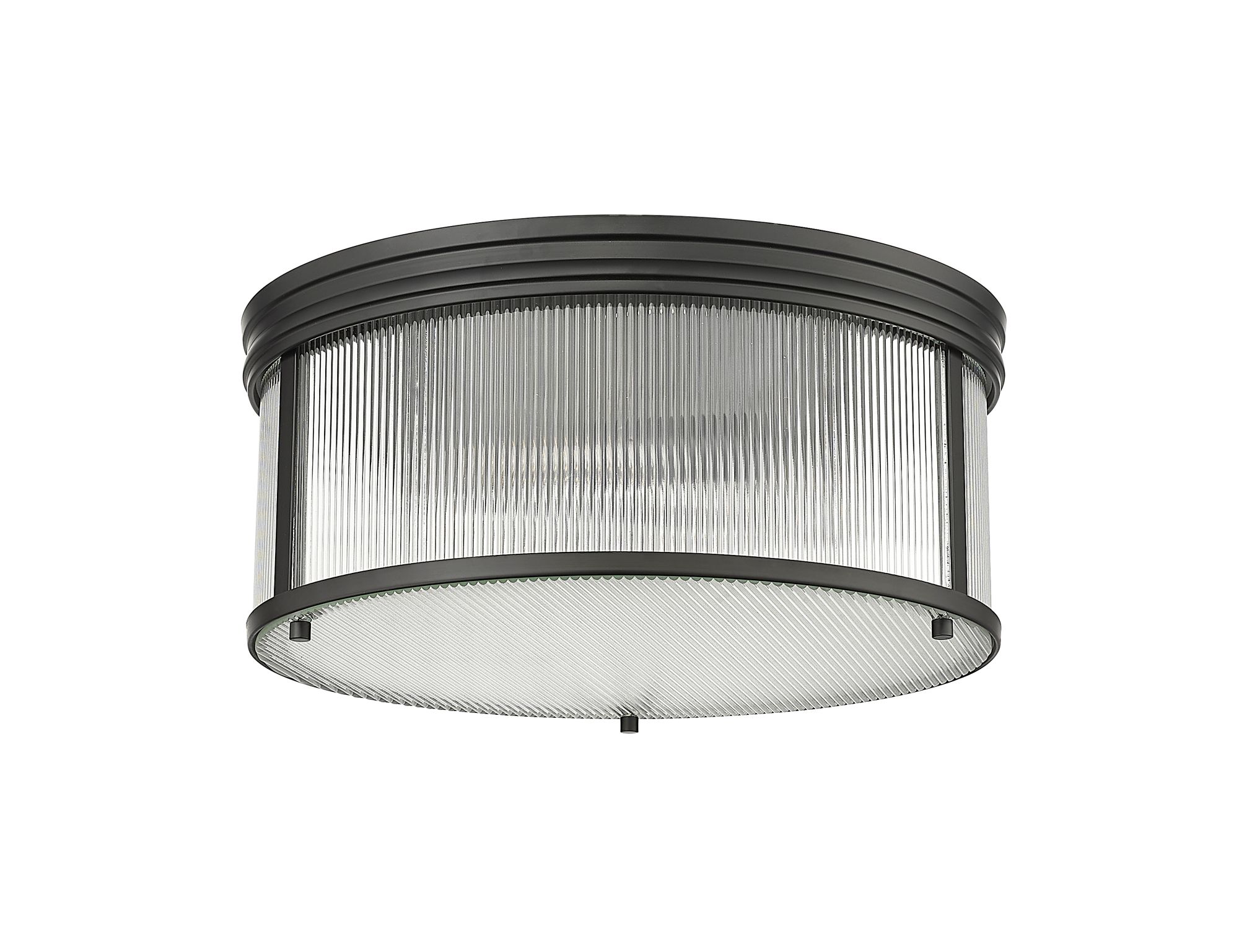 Carnaby 18" Wide Matte Black Ceiling Light