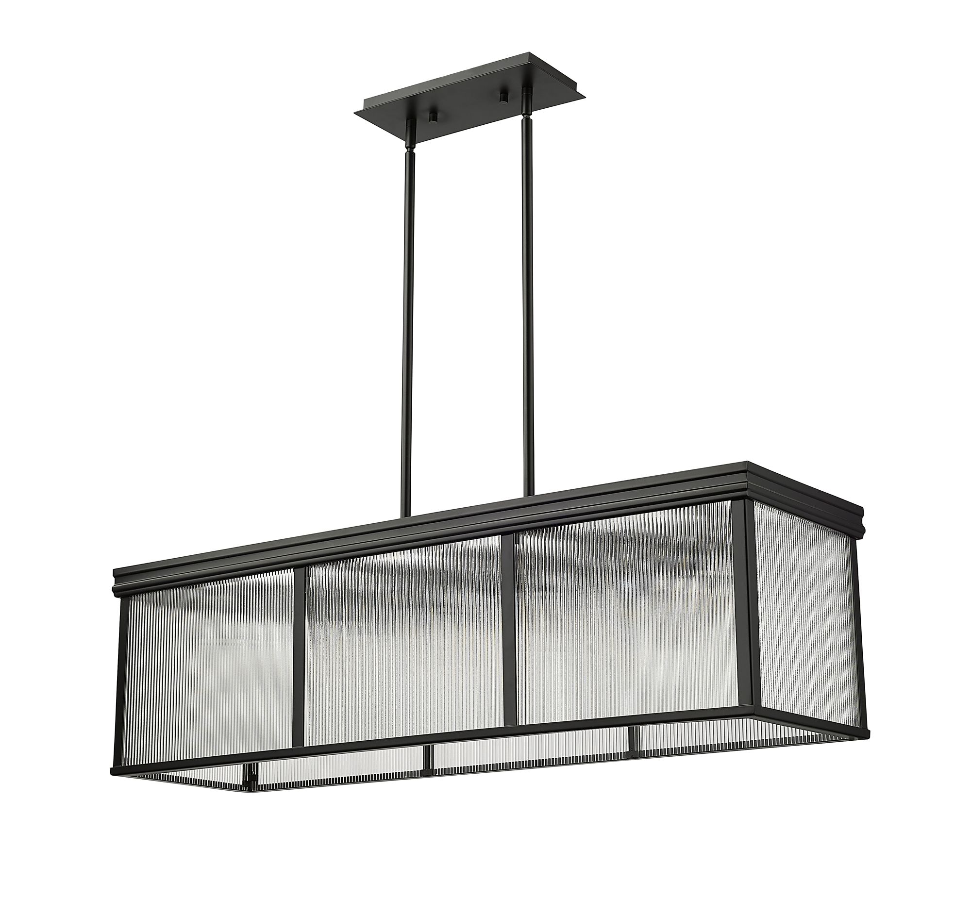 Carnaby by Z-Lite Matte Black 10 Light Pendant
