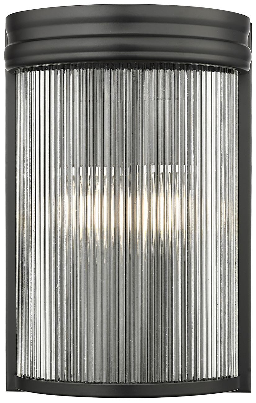 Image 2 Carnaby by Z-Lite Matte Black 2 Light Wall Sconce