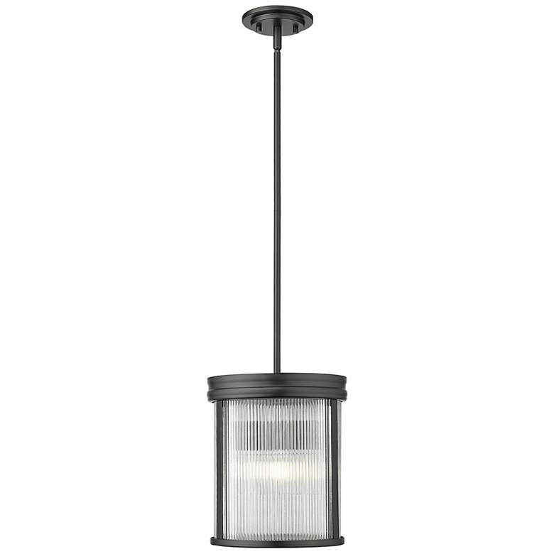 Image 2 Carnaby by Z-Lite Matte Black 3 Light Pendant