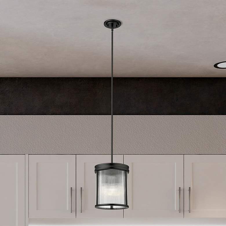 Image 1 Carnaby by Z-Lite Matte Black 3 Light Pendant