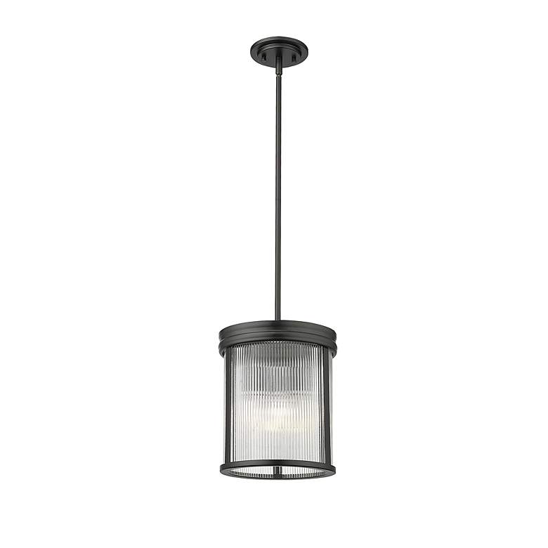 Image 5 Carnaby by Z-Lite Matte Black 3 Light Pendant more views