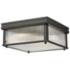 Carnaby by Z-Lite Matte Black 4 Light Flush Mount