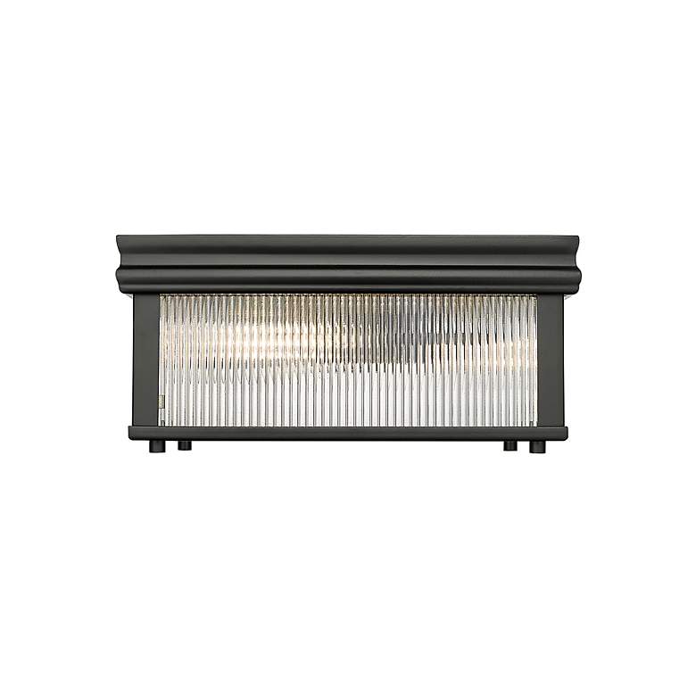 Image 5 Carnaby by Z-Lite Matte Black 4 Light Flush Mount more views