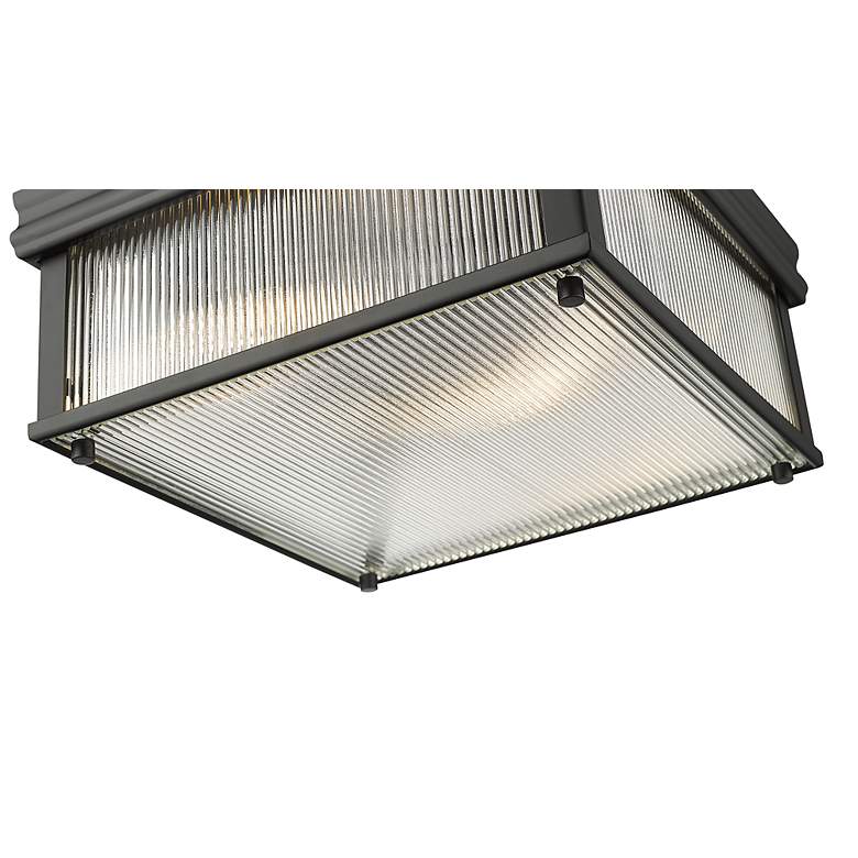 Image 7 Carnaby by Z-Lite Matte Black 4 Light Flush Mount more views