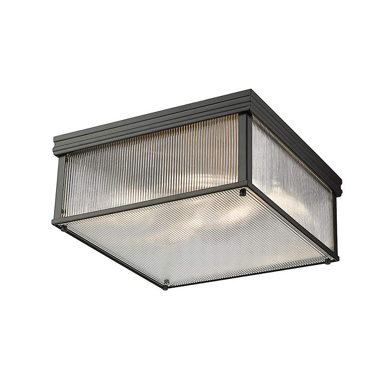 Image 6 Carnaby by Z-Lite Matte Black 4 Light Flush Mount more views