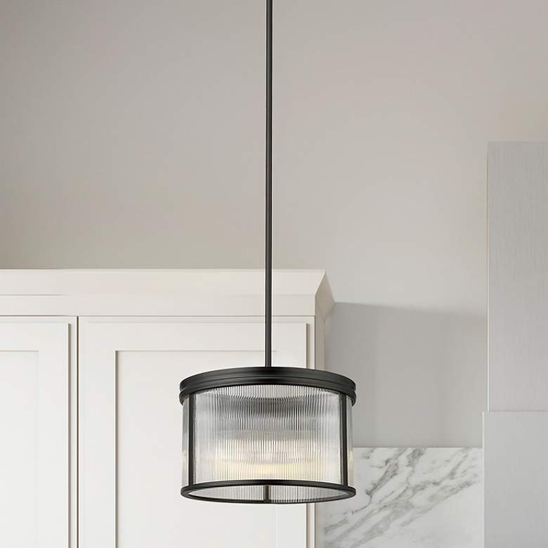 Image 1 Carnaby by Z-Lite Matte Black 5 Light Pendant