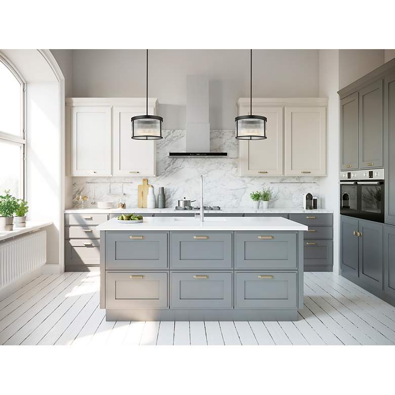 Image 3 Carnaby by Z-Lite Matte Black 5 Light Pendant more views