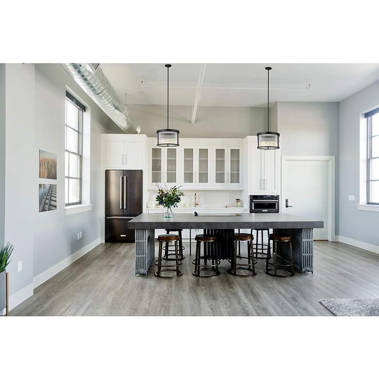 Image 4 Carnaby by Z-Lite Matte Black 5 Light Pendant more views