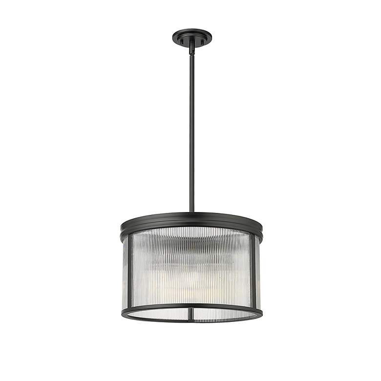 Image 5 Carnaby by Z-Lite Matte Black 5 Light Pendant more views