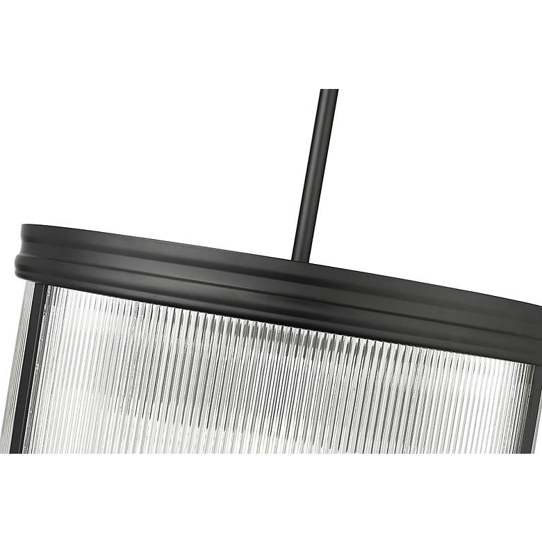 Image 7 Carnaby by Z-Lite Matte Black 5 Light Pendant more views