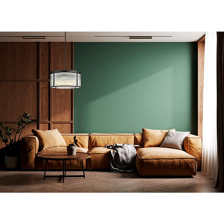 Image 3 Carnaby by Z-Lite Matte Black 6 Light Chandelier more views