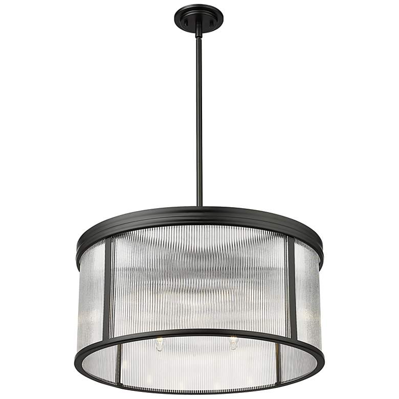 Image 6 Carnaby by Z-Lite Matte Black 6 Light Chandelier more views