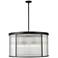 Carnaby by Z-Lite Matte Black 9 Light Chandelier