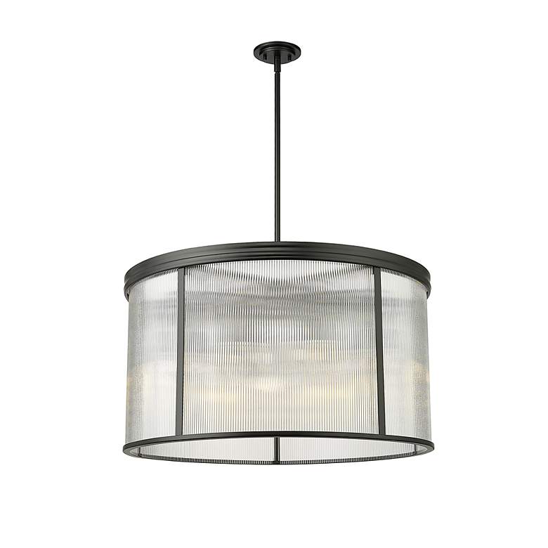 Image 5 Carnaby by Z-Lite Matte Black 9 Light Chandelier more views