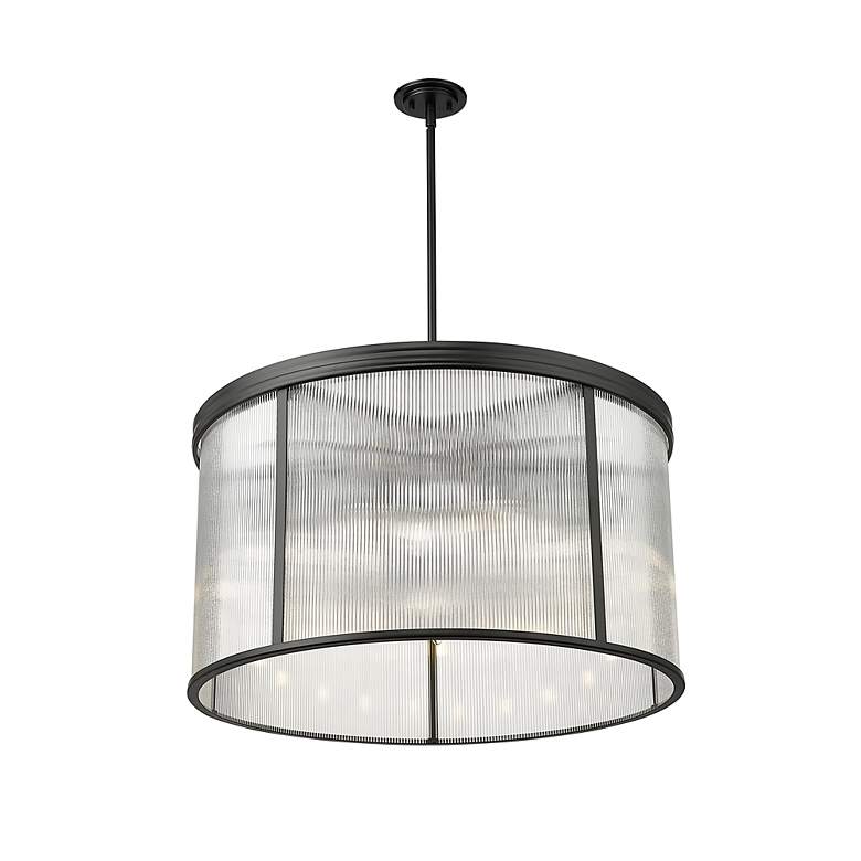 Image 6 Carnaby by Z-Lite Matte Black 9 Light Chandelier more views