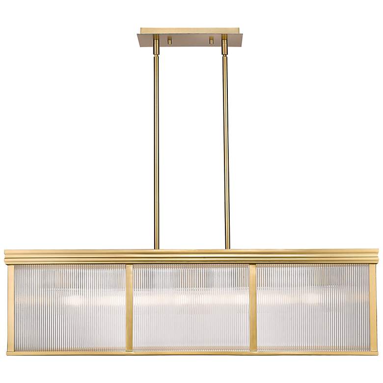 Image 2 Carnaby by Z-Lite Modern Gold 10 Light Pendant