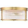 2_Carnaby by Z-Lite Modern Gold 2 Light Flush Mount