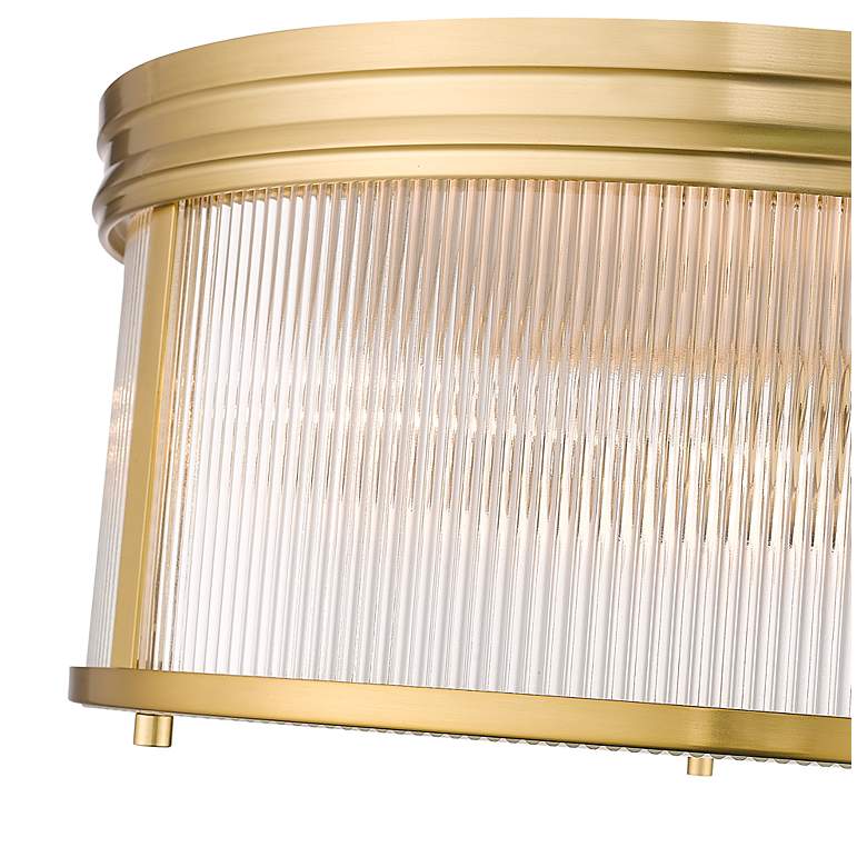 Image 6 Carnaby by Z-Lite Modern Gold 2 Light Flush Mount more views