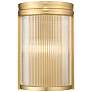 2_Carnaby by Z-Lite Modern Gold 2 Light Wall Sconce