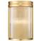 Carnaby by Z-Lite Modern Gold 2 Light Wall Sconce