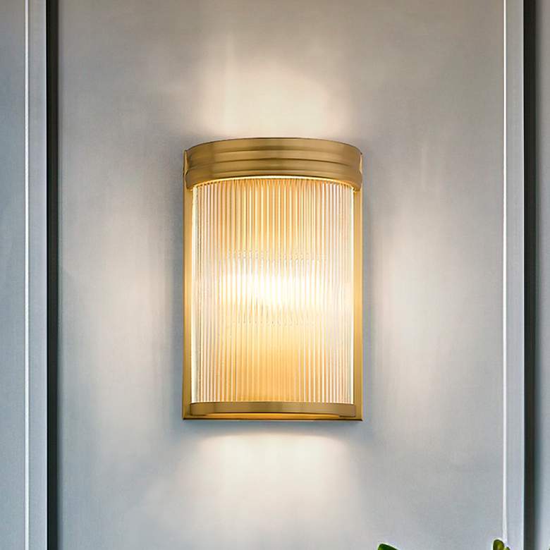 Image 1 Carnaby by Z-Lite Modern Gold 2 Light Wall Sconce